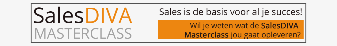 Reserveer direct je plek in deze SalesDIVA Sales Masterclass